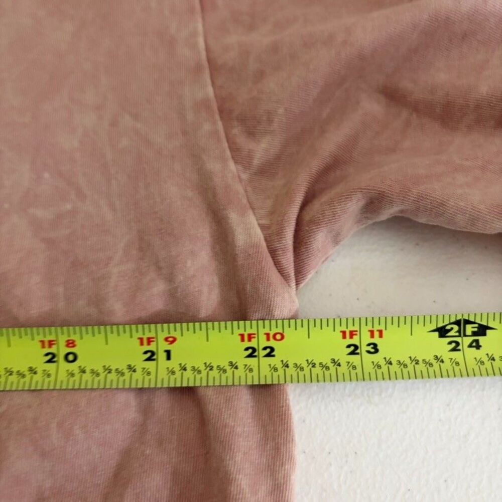 Oat Collective T-Shirt Women's XL Cropped Pet Dogs Shop Local Repeat Pink Top - Picture 8 of 8